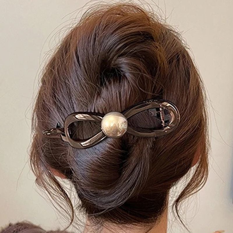 Hairpin For Women With Thin Hair, Mesh Bubble Banana Clip, Gentle High Ponytail Vertical Clip, Hairpin For The Back Of The Head, Twist Clip Hair Accessory - Image 1